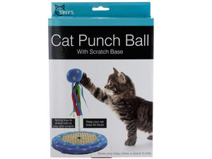 Ball Toy with Scratch Base
