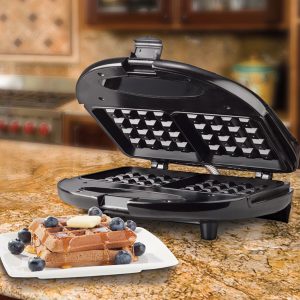 Dual waffle maker