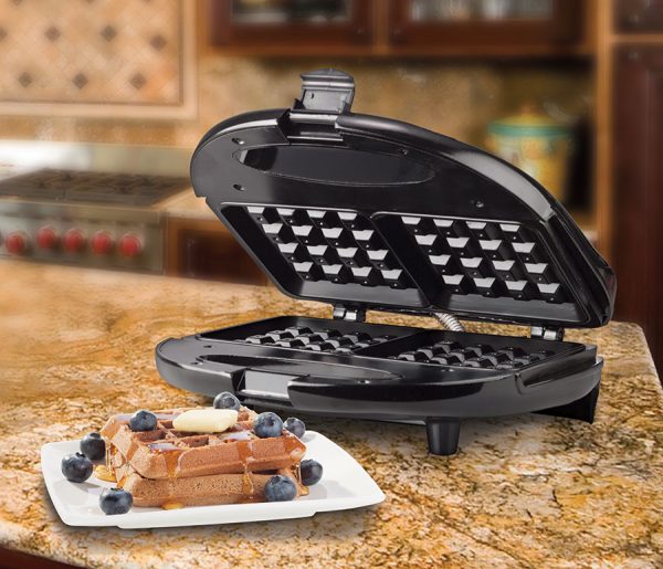 Dual waffle maker