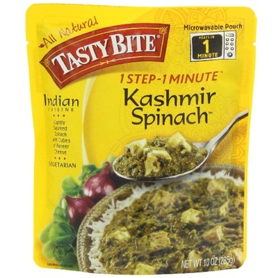 Flavored Spinach with Paneer cheese