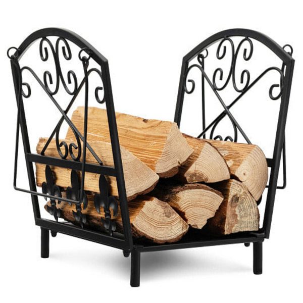Decorative firewood rack