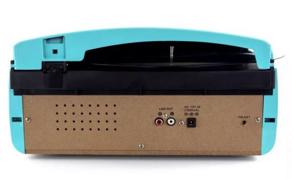 vinyl record and CD player